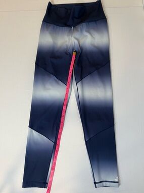 Adidas Blue Ombre High Rise Performance Leggings Small